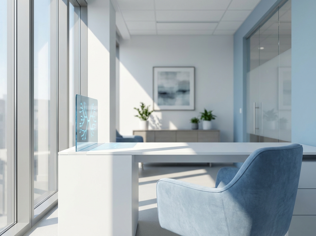 Modern consultation room representing hair loss at 30 treatment options and planning