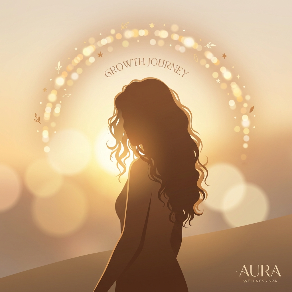 Illustrated timeline showing Alma TED hair treatment results progression toward full, healthy hair density