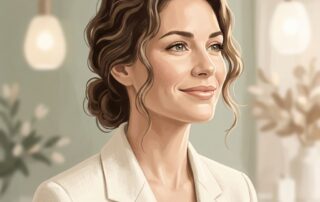 Confident woman with healthy hairline representing candidacy evaluation for hair transplant for frontal fibrosing alopecia