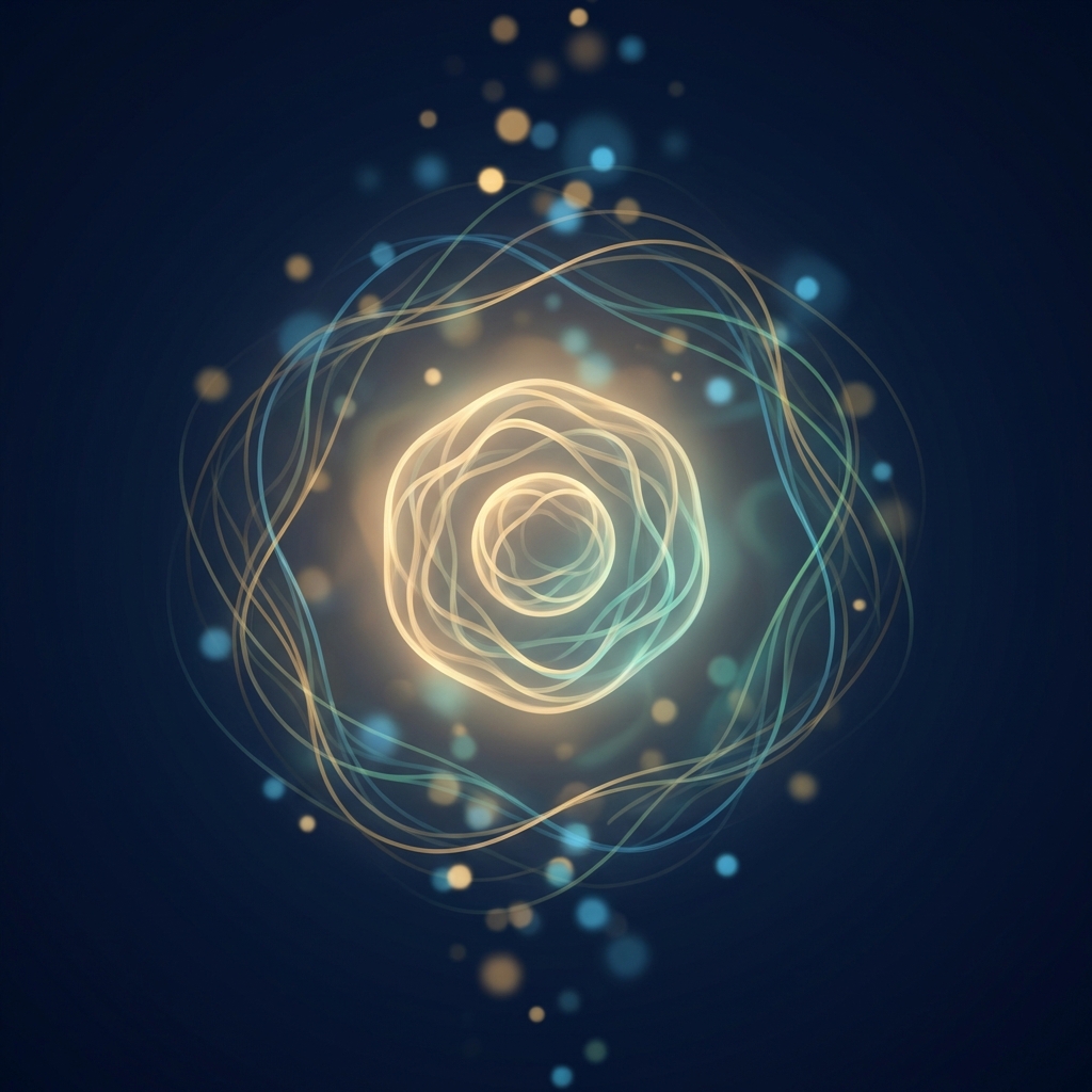 Glowing cell illustration representing stem cell therapy for hair restoration innovation and renewal