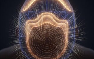 Illustrated topographical scalp map showing midscalp density restoration zones for hair transplant planning