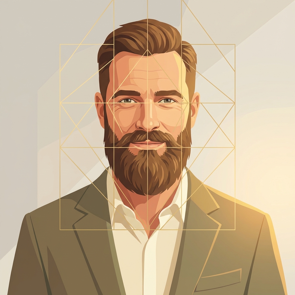 Confident man with full groomed beard illustrating beard hair transplant price zone planning guide