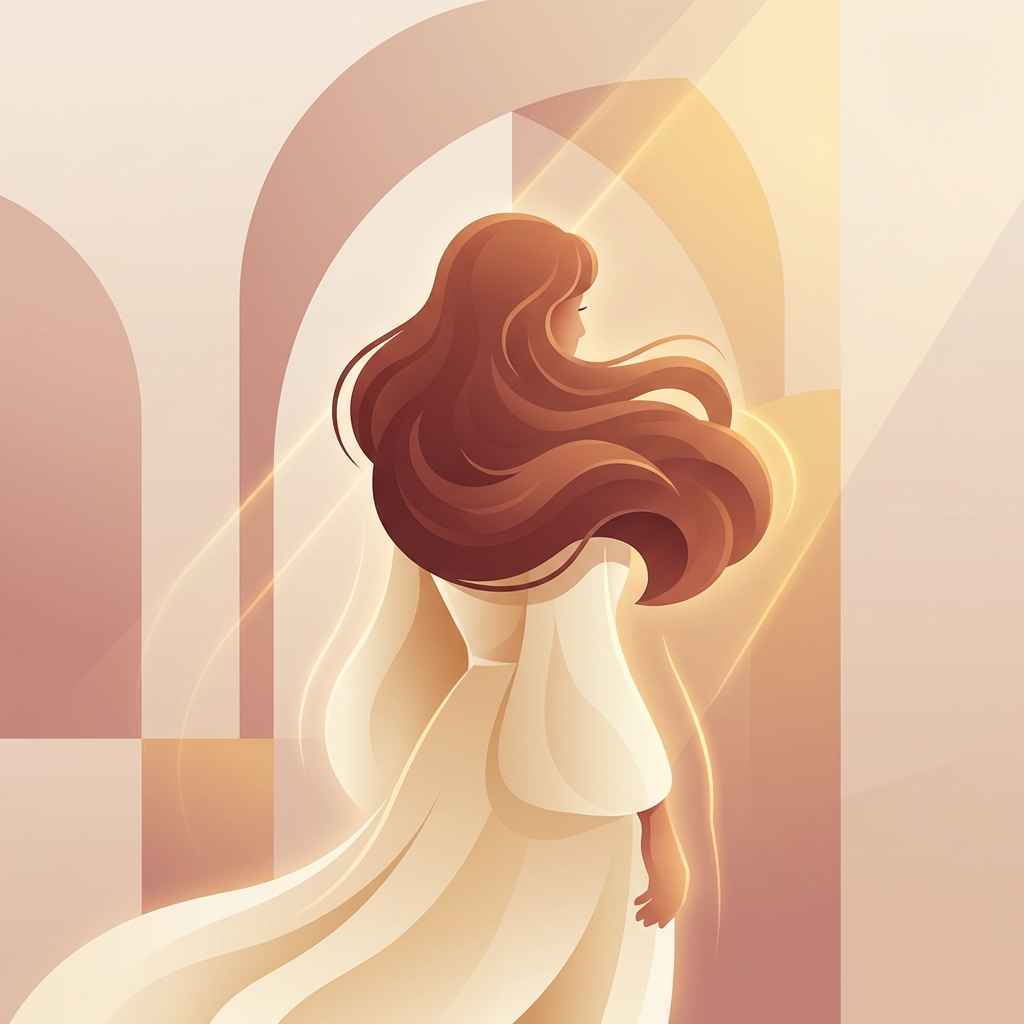 Confident woman with healthy flowing hair illustrating female pattern hair loss staging and Ludwig Scale hair transplant candidacy