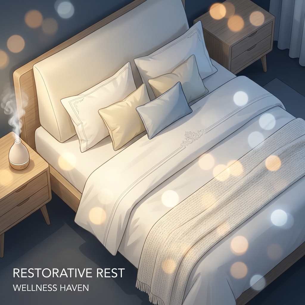 Elevated pillow arrangement for optimal hair transplant sleep position during the first week of recovery