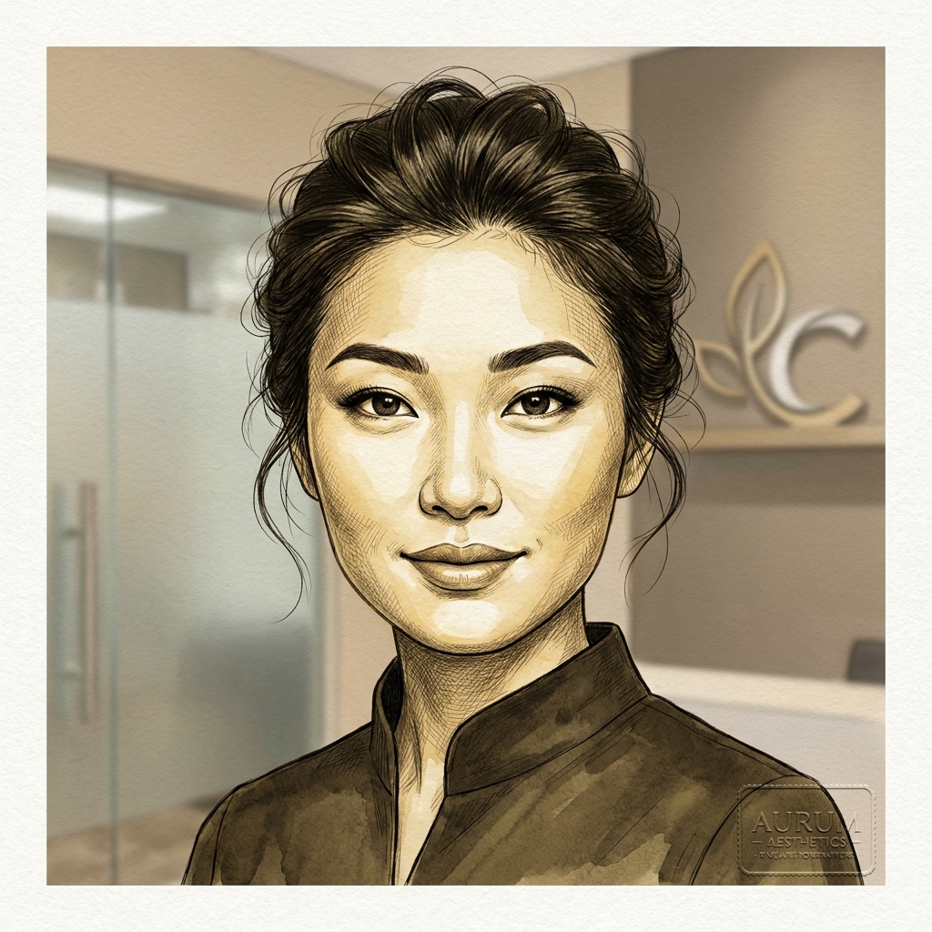 Asian woman with natural, precisely designed hairline showing confident results of hair transplant for Asian patients hairline design