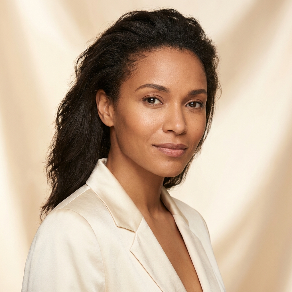 Confident woman showcasing a natural-looking frontal hairline, representing hair transplant for women frontal hairline restoration results.