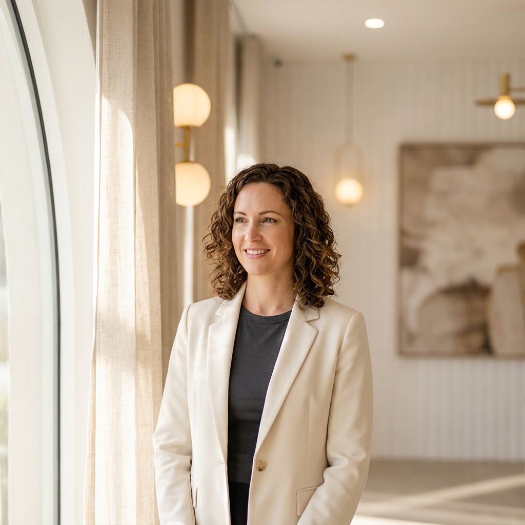 Confident person with healthy hair representing non surgical hair loss treatment options without medication