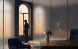 Elegant private consultation room symbolizing hair transplant privacy confidentiality and discreet VIP care