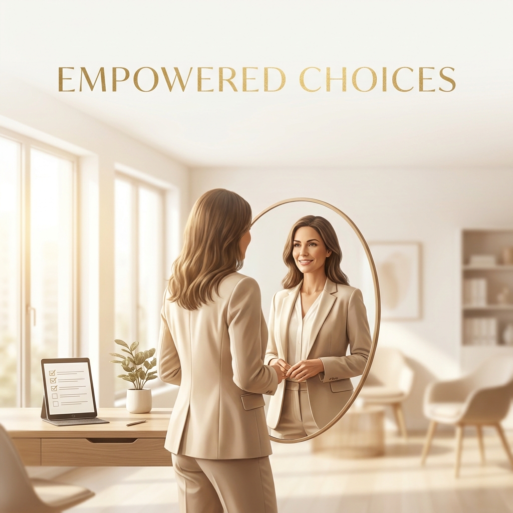 Confident person in modern hair restoration clinic reviewing credentials — affordable hair transplant quality what to look for