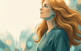 Confident woman with healthy hair symbolizing recovery from hair loss after weight loss surgery for bariatric patients