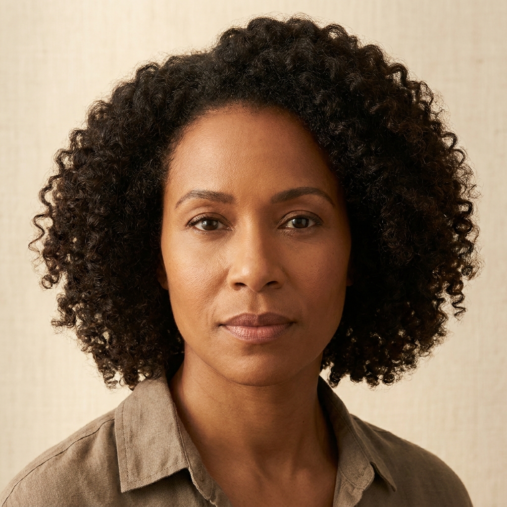 Confident woman with healthy restored hairline representing hope after hair transplant for traction alopecia from hairstyles
