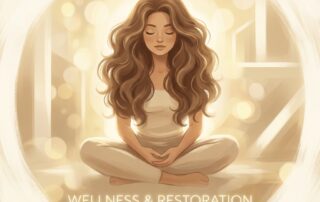 Person relaxing peacefully with healthy hair, representing safe recovery after hair transplant scalp massage guidance.