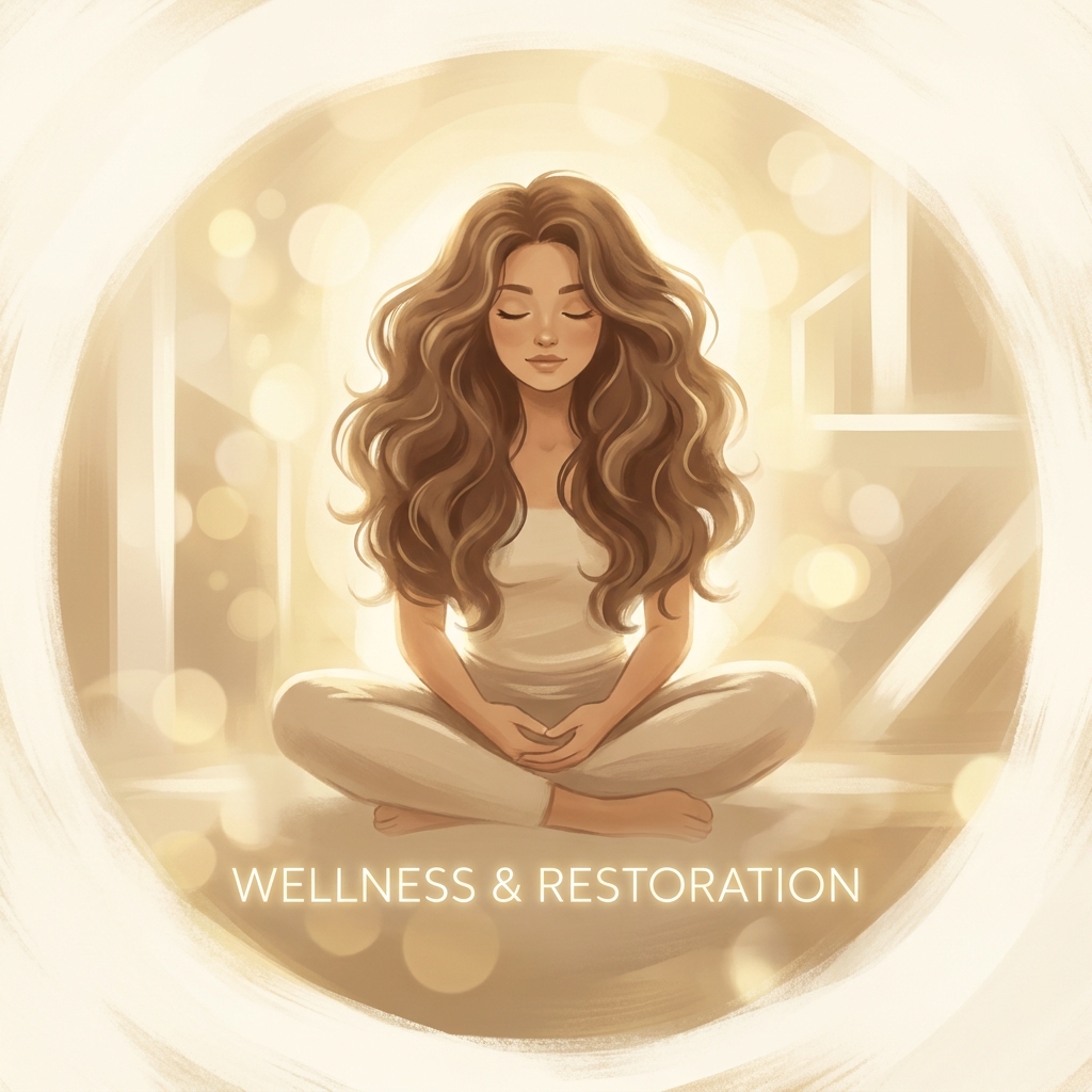 Person relaxing peacefully with healthy hair, representing safe recovery after hair transplant scalp massage guidance.