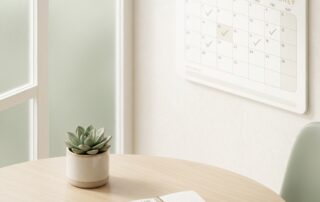 Calm modern medical consultation room representing hair transplant infection risk prevention and healing guidance