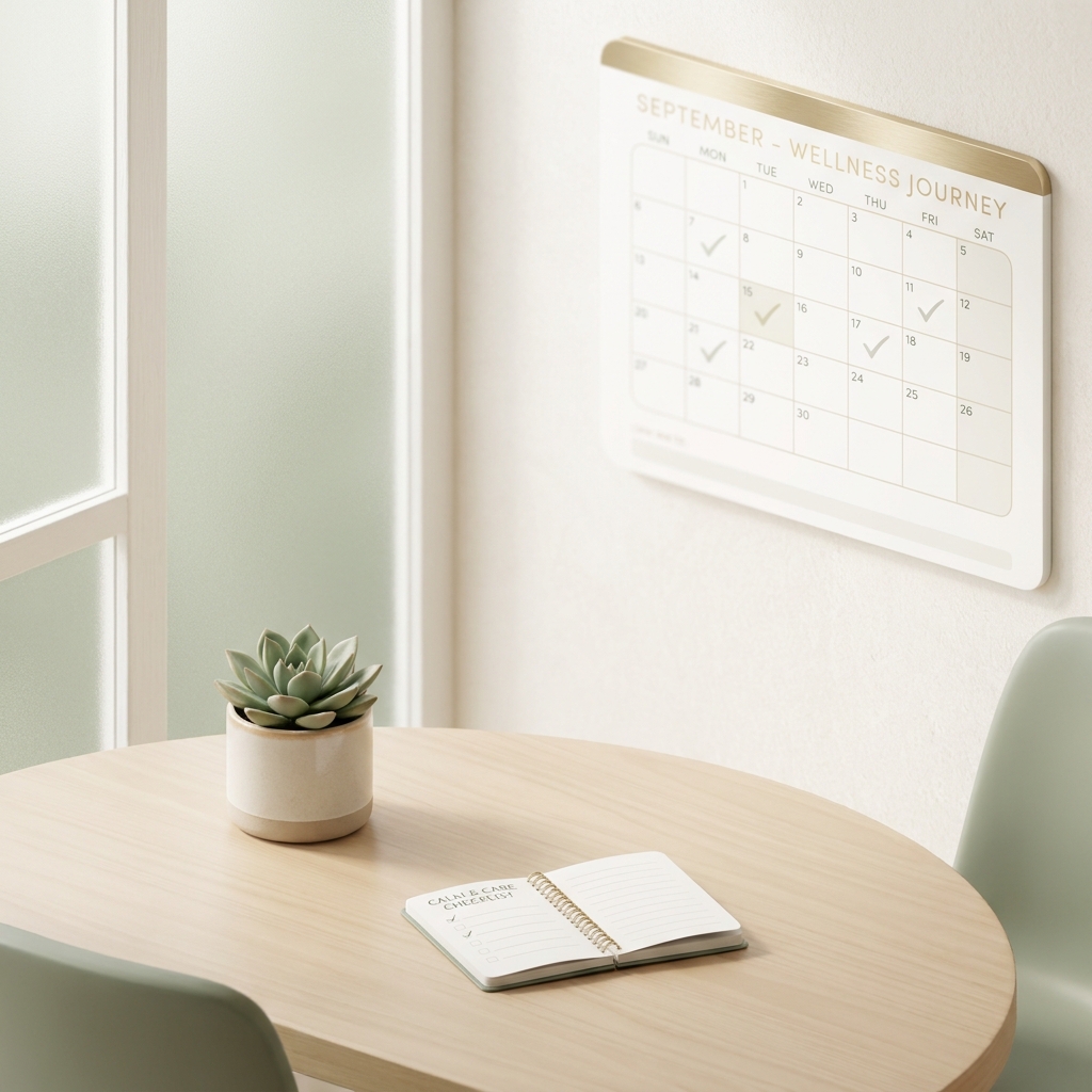 Calm modern medical consultation room representing hair transplant infection risk prevention and healing guidance