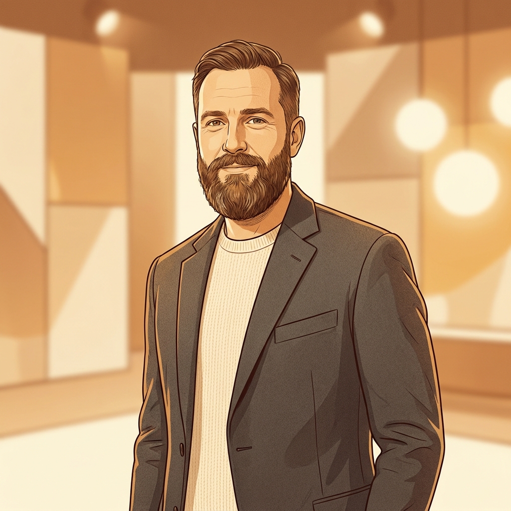 Confident man with full groomed beard representing successful beard hair transplant results