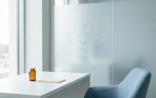 Calm consultation room representing research into the finasteride hair loss drug and its safety